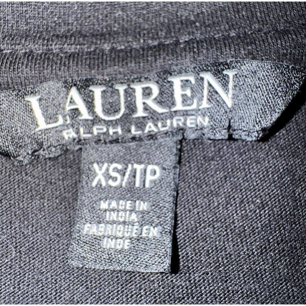 Ralph Lauren Women Black Puff Short Sleeve Top Size XS - Picture 6 of 9